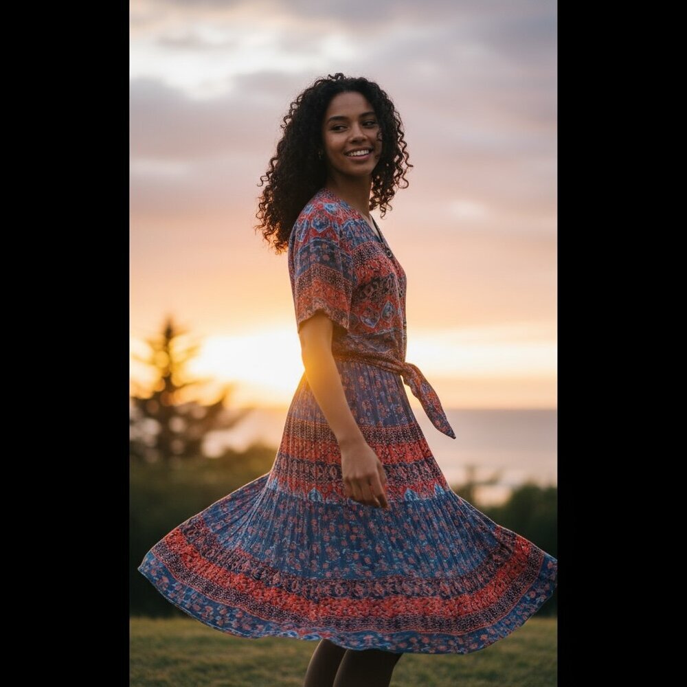 VTG First Option Skirt Set Sz M #179R